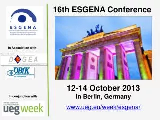 16th ESGENA Conference