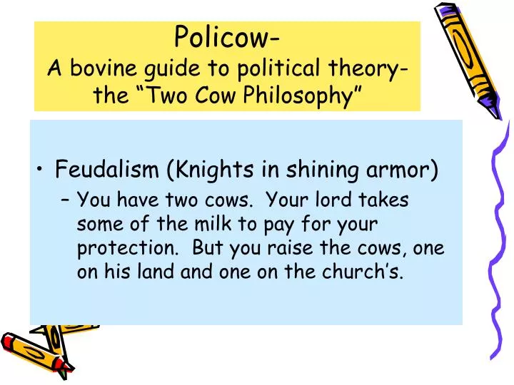 policow a bovine guide to political theory the two cow philosophy