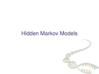 Hidden Markov Models