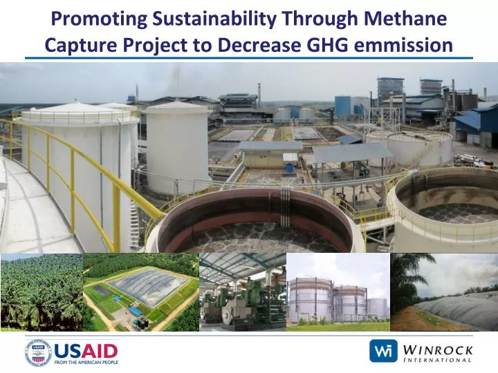 promoting sustainability through methane capture project to decrease ghg emmission