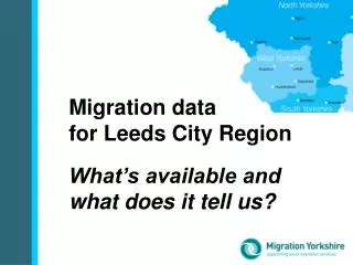 Migration data for Leeds City Region
