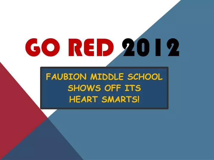 go red 2012