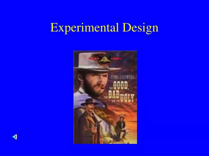 experimental design