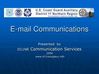 E-mail Communications