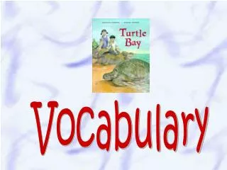 Vocabulary