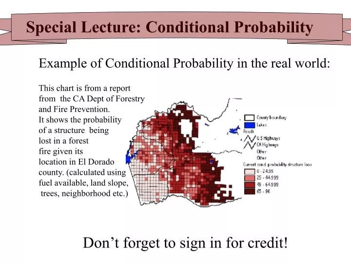 special lecture conditional probability