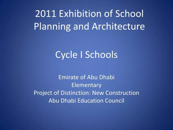 cycle i schools