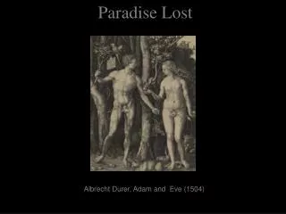 Paradise Lost