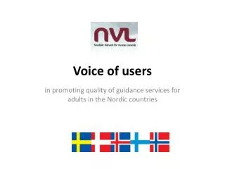 Voice of users