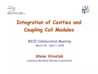 Integration of Cavities and Coupling Coil Modules
