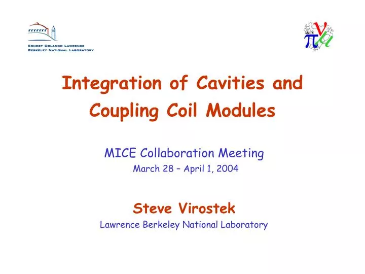 integration of cavities and coupling coil modules