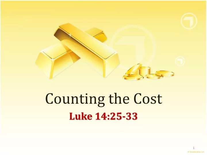counting the cost