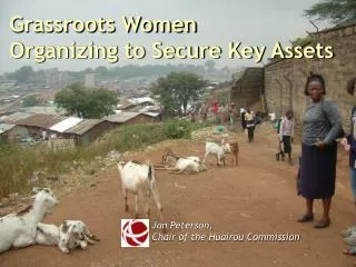 Grassroots Women Organizing to Secure Key Assets