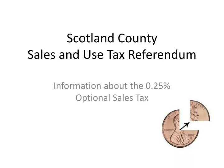 scotland county sales and use tax referendum