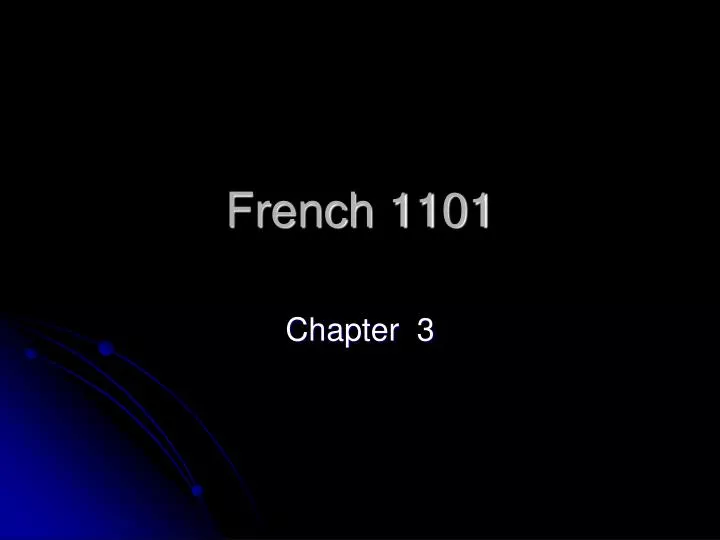 french 1101