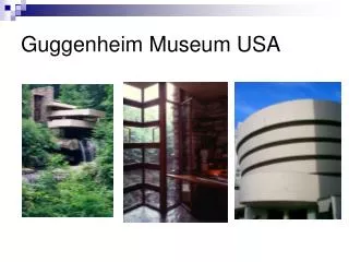 Guggenheim Museum USA