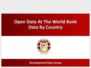 Open Data At The World Bank Data By Country