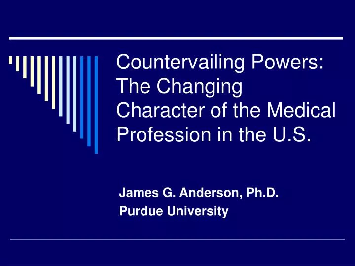 countervailing powers the changing character of the medical profession in the u s