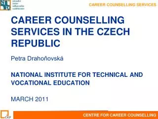 CAREER COUNSELLING SERVICES IN THE CZECH REPUBLIC
