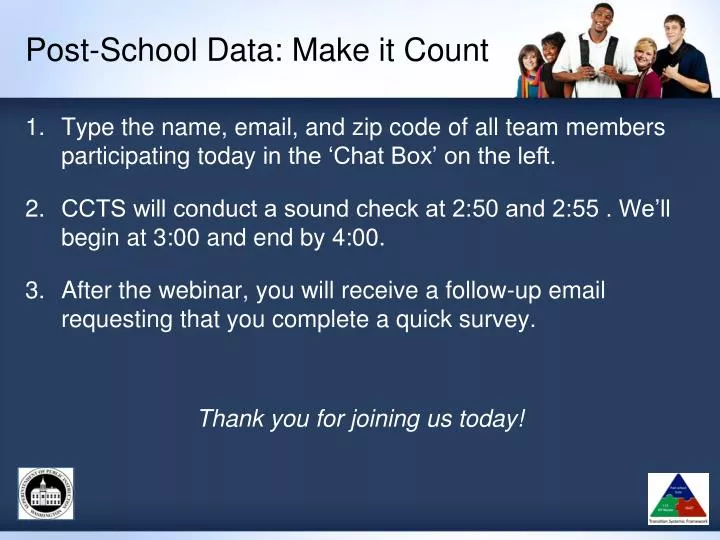 post school data make it count