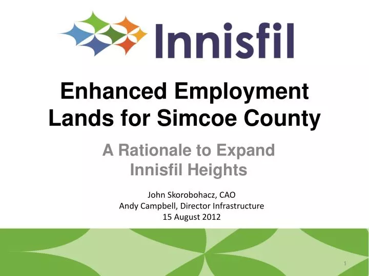 enhanced employment lands for simcoe county