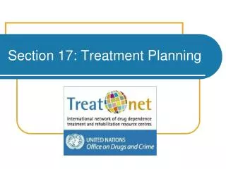 Section 17: Treatment Planning