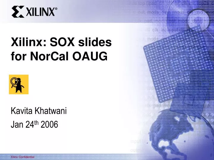 xilinx sox slides for norcal oaug