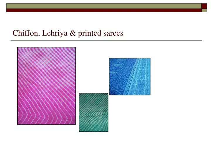 chiffon lehriya printed sarees