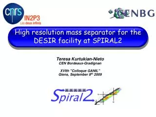 High resolution mass separator for the DESIR facility at SPIRAL2