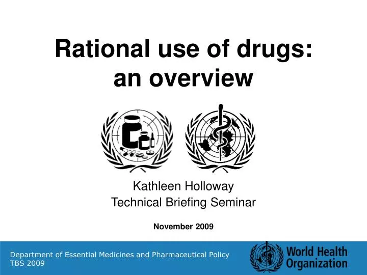 rational use of drugs an overview