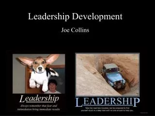 Leadership Development Joe Collins