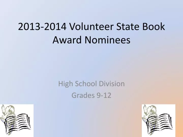 2013 2014 volunteer state book award nominees