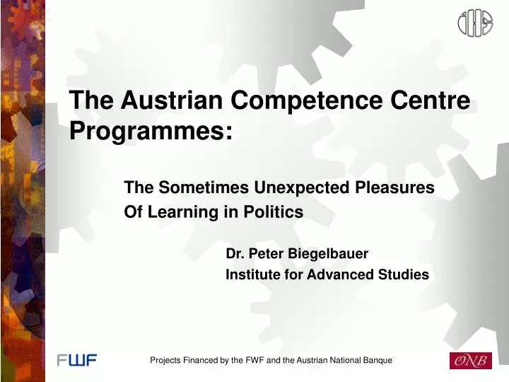 the austrian competence centre programmes