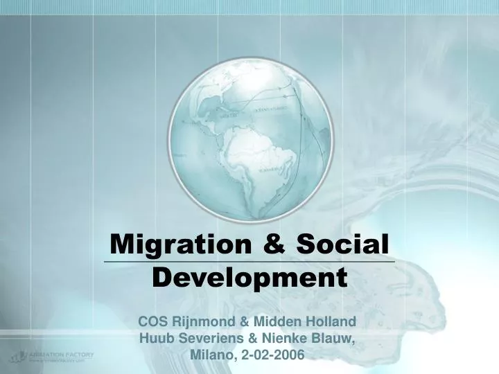 migration social development
