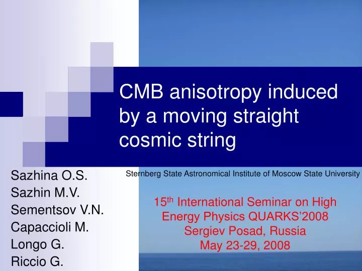 mb anisotropy induced by a moving straight cosmic string