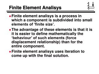 Finite Element Analisys