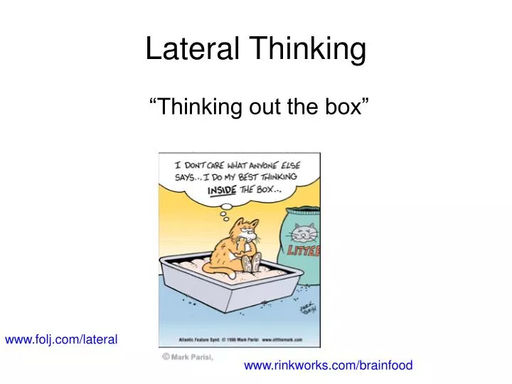 lateral thinking