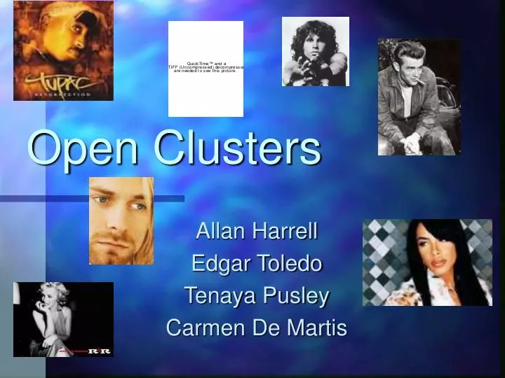 open clusters