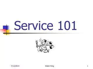 Service 101