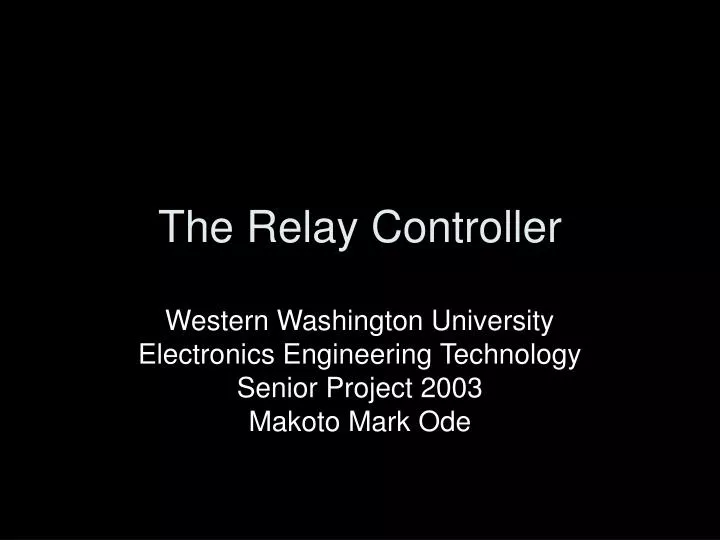 the relay controller