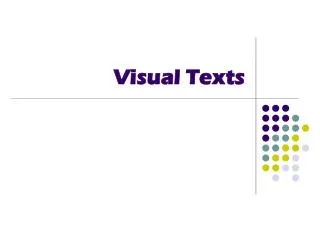 Visual Texts