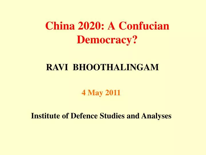 china 2020 a confucian democracy