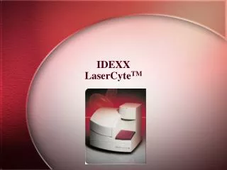 IDEXX LaserCyte TM