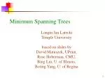 Minimum Spanning Trees - slide 1