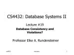 CS4432: Database Systems II - slide 1