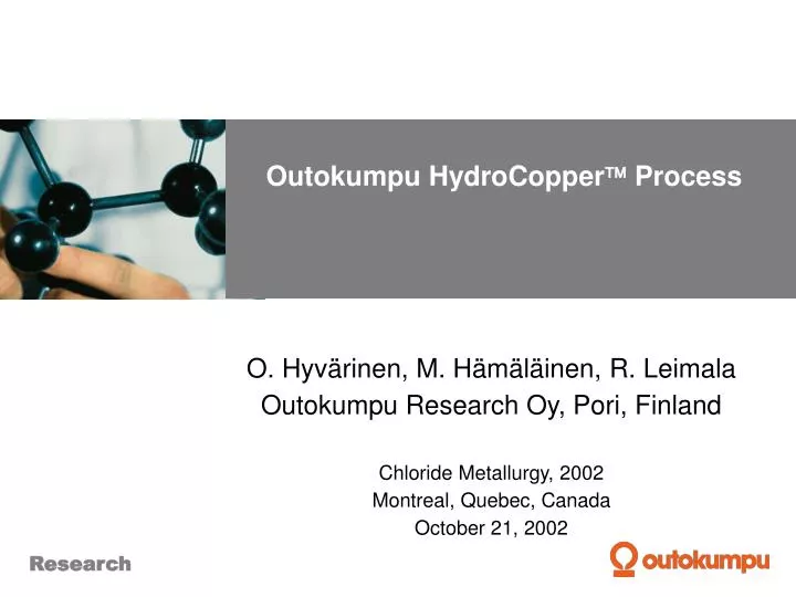outokumpu hydrocopper process