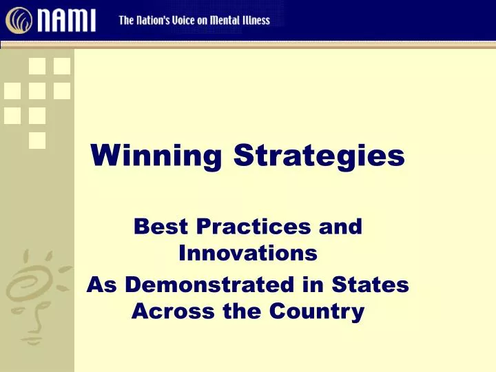 winning strategies