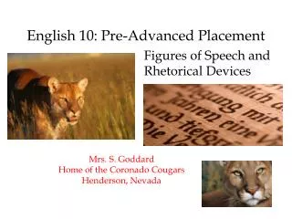 English 10: Pre-Advanced Placement