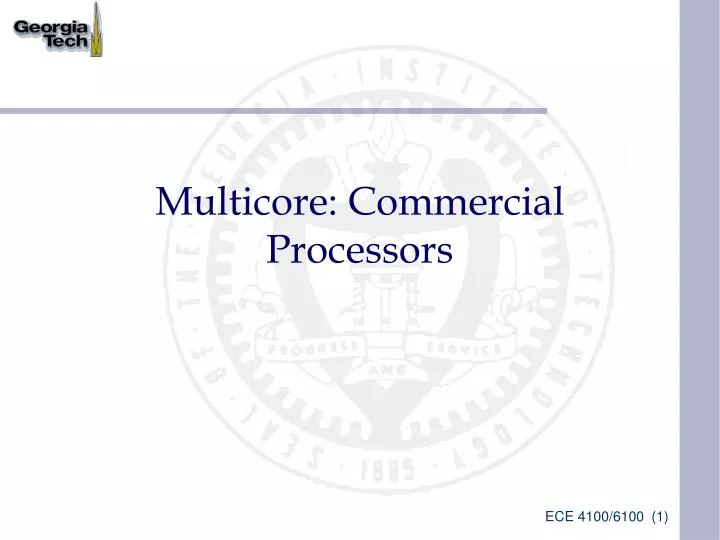 multicore commercial processors