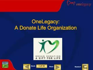 OneLegacy: A Donate Life Organization